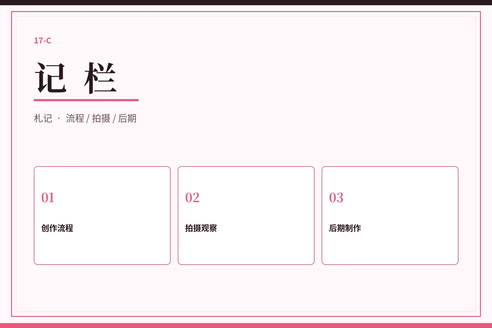 记栏配图